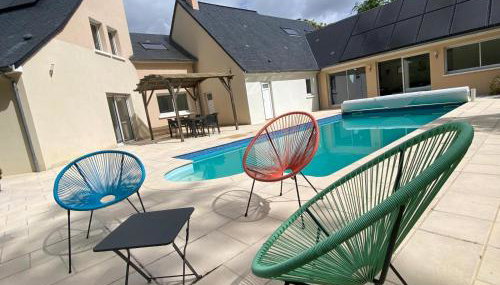 Villa Luxe Arnage aux portes du Circuit Piscine Chauffée - Foto 2
