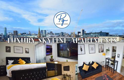 Penthouse - Amazing City Skyline Views - Balcony - FREE extra 2 hours - FREE Parking - Utilita Arena - Bullring Shopping - New St Station- Super King Size Bed - Foto 1