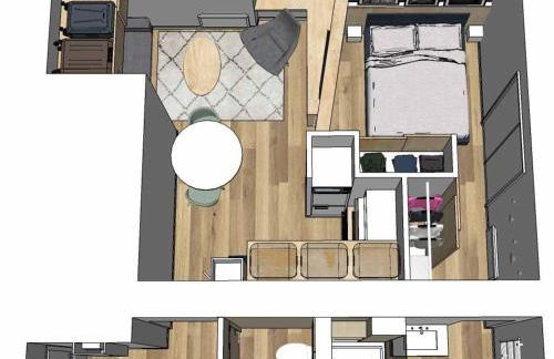 Appartement lumineux 4* pour 2 à Vittel, proche thermes, WiFi, parking gratuit - FR-1-589-745 - Foto 10