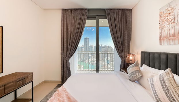 Breathtaking 3BR with Sea & Marina - Foto 3, Habitación