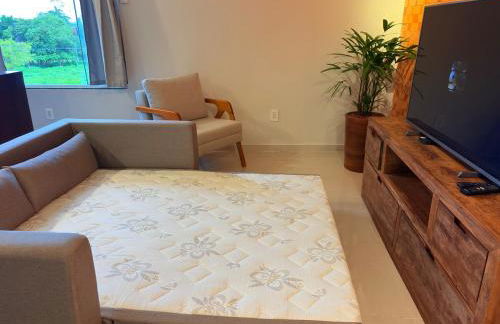 Apartamento com ar-condicionado, Wi-Fi no Campeche e estacionamento gratuito - Foto 18