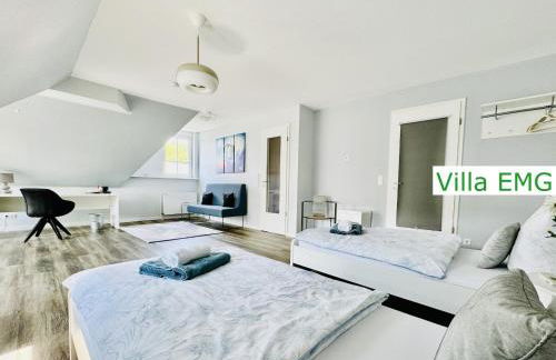 Ferienhaus Villa EMG Gelsenkirchen nah Essen Dortmund mit Pool und Garten für Familien Gruppen bis 21 Personen - Foto 38