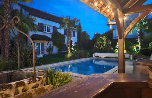 Villa familiale La Finca du champ de l'eau Avec sauna jacuzzi proche de Disney et Paris - Foto 42