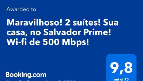 Maravilhoso! 2 suítes! Sua casa, no Salvador Prime! Wi-fi de 500 Mbps! - Foto 2