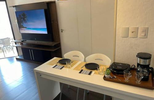 Flat moderno com vista para o mar e varanda! - Foto 7