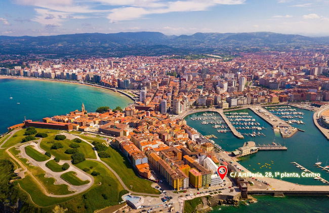 Seaviews-gijon-parking-2br-walk to Beach-wifi - Foto 14