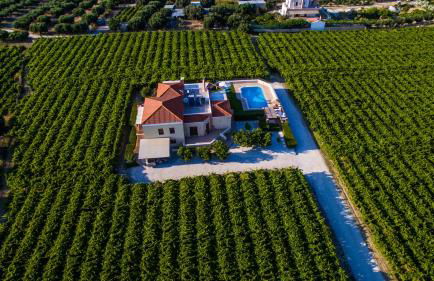 Cretan Vineyard Hill Villa Private Pool, Panoramic View, Beautiful Vineyard - Foto 4