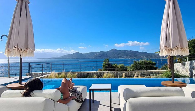 Villa Empeiria - Stunning Sea Views Private Pool Modern Design & Comfort - Foto 2, Habitación