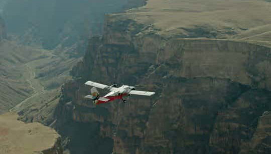 Voando sobre o Grand Canyon West