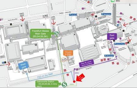 Frankfurt Messe Business Suit - Messe South Gate located across street - Foto 1