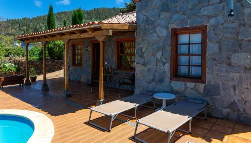 Sea view villa in Tijarafe, private pool. - Foto 3