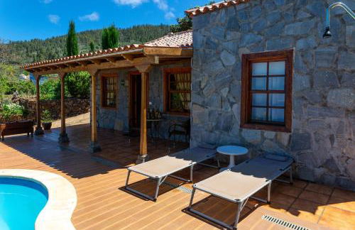 Sea view villa in Tijarafe, private pool. - Foto 3