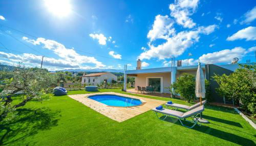 Villa Lima Pool & Jacuzzi Chania - Foto 5, Garden, sunbed, Garden view