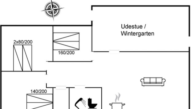 "Meline" - 350m from the sea - Foto 2, Floorplan