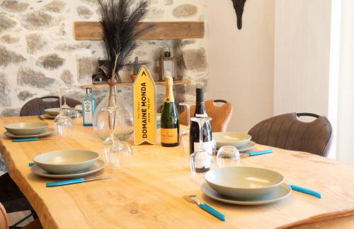 Lodge ou Gîte de caractére avec jaccuzi spa piscine - Foto 30