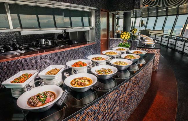 Almoço ou jantar no restaurante giratório da Torre de Macau - Foto 5