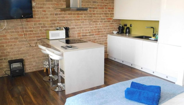 Central Kemptown Brighton Studio Apartment - Foto 5, Habitación