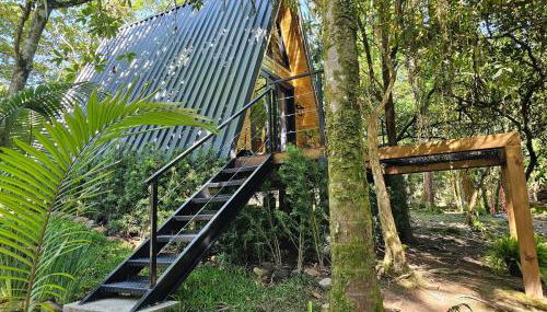 Um chalé e um riacho no meio da natureza - Foto 3