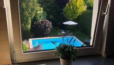 Ferienwohnung Ober Widdersheim - Foto 2, Garden view