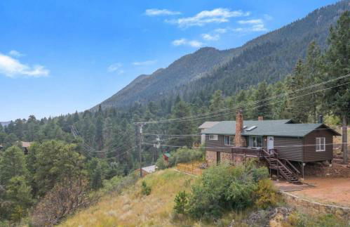 3BD Cowboy Cabin Pikes Peak Mountain Log Cabin - Foto 12