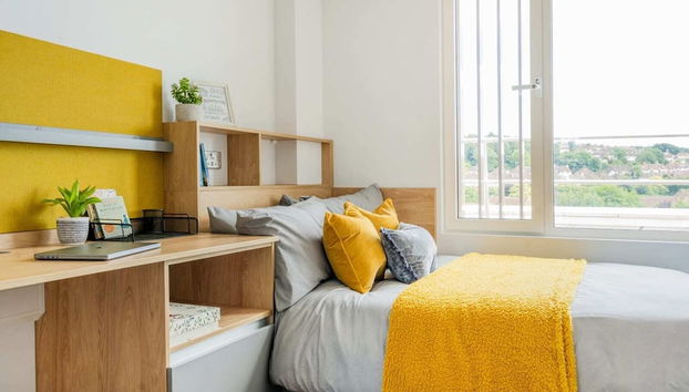 Modern Studios and Ensuite Bedrooms with Shared Kitchen at Hillfort House in Brighton - Foto 5, Habitación