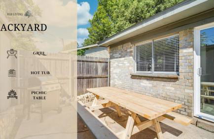 Stunning 4BR 2BA Hot Tub Cozy Holiday Home in Plano - Foto 27