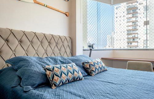 Frente Mar e Conforto | Ar cond, Vaga, Lava e Seca - Foto 11