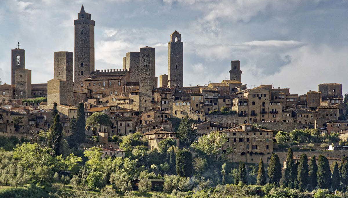Panorámica de San Gimignano con sus famosas torres