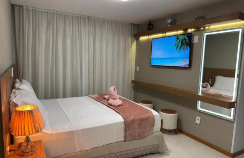 Magnífico APARTAMENTO de Charme - 3 quartos AR CONDICIONADOS SPLIT - Beira Mar, 2 banheiros, 2 Vagas Garagem, 4 Varandas, 2 Elevadores, Redes para Descanso, Wi-Fi, Air Fryer, Disney Plus, HBO Max, Cadeiras de Praia e Caixa Térmica - Photo 38