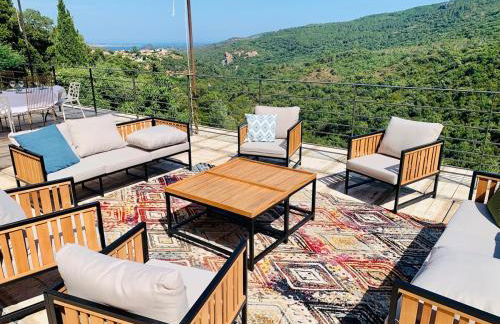 VillaM with heated pool, panoramic view, sea - Foto 11