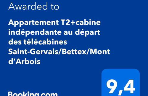 Appartement T2+cabine indépendante au départ des télécabines Saint-Gervais/Bettex/Mont d’Arbois - Foto 11