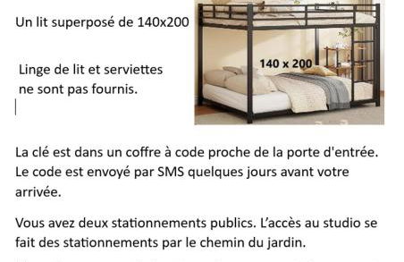 Studio 2 à 4 personnes, 12 kilomètres du parc du Puy du F - Photo 2