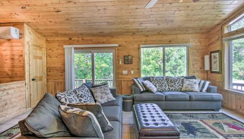 Big Lake Getaway with Private Beach and Fire Pit! - Foto 4