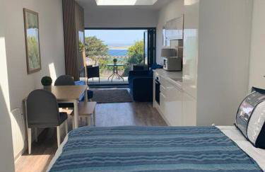 Carbis Daze Ocean Views Studio, SuperKing bed St Ives Carbis Bay - Foto 7