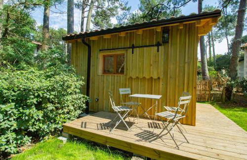 Cabane forêt proche plage avec piscine partagée - Foto 3