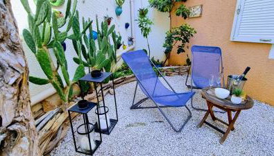 Le MARINE Rez de Jardin direct Plage Parking Privé Climatisé - Foto 3