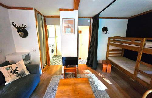 Studio-cabine au pied des pistes avec terrasse de plain-pied - Photo 40