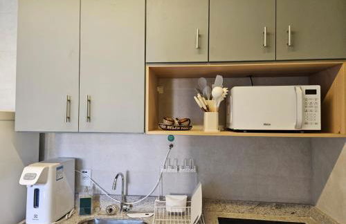 Studio para até 3 pessoas no centro de Belém, com vaga e psicina - Photo 13