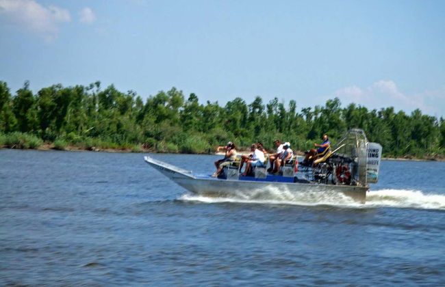 Balade en aéroglisseur dans la Réserve de Barataria - Photo 8