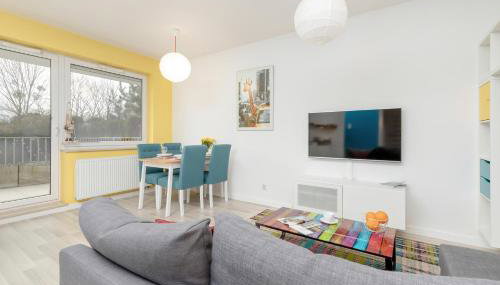 Pastel & Cozy Apartment with a Spacious Terrace in Gdansk by Noclegi Renters - Foto 4