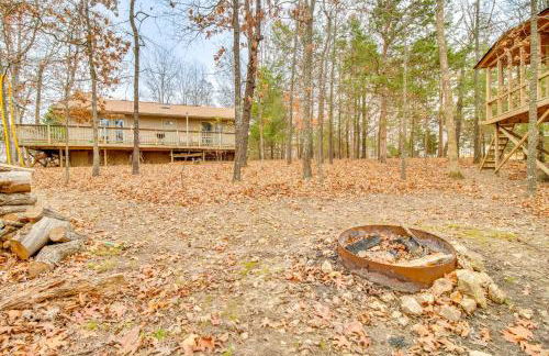 Serene Yellville Retreat with Hot Tub on 85 Acres - Foto 28