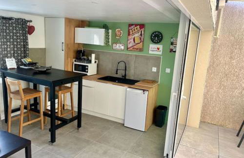 Studio cosy avec terrasse et accès piscine - Foto 19