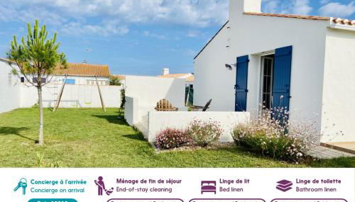 Maison moderne pour 5 personnes à Noirmoutier - Foto 2, Garden, Garden view