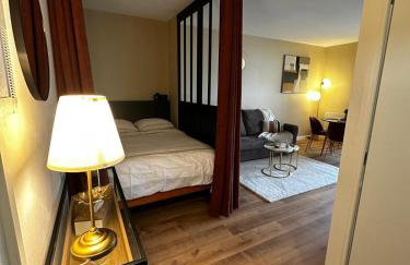 LE MONET studio proche Bordeaux avec balcon wifi & place de parking privé prox tram et Aéroport - Foto 8