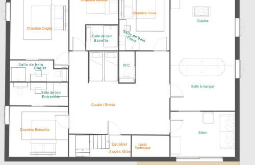 Appartement 12 personnes 4 suite privatives 160 m2 terrasse - Foto 43