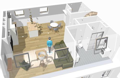 Chez Clément et Mathilde -Duplex climatisé Hyper centre , tout équipé - Foto 11