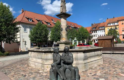 Apartment "Im Sonneneck" bis 4 Personen mit Parkplatz, W-LAN, Netflix im Thüringer Wald, Schleusingen - Foto 36
