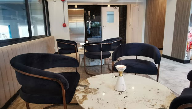 Zona de estar del vestíbulo