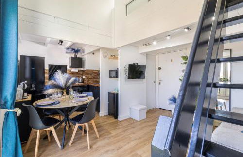 T2 MODERNE VUE MER LES SABLETTES CLIM- WiFi- PARKING - Foto 11