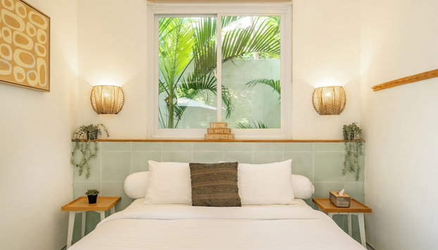 Tropical 1BR Private Pool Villa, 8 mins to beach In Uluwatu - Foto 3, Habitación